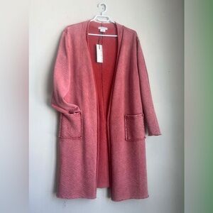 Women's Pink Cardigan Sweater